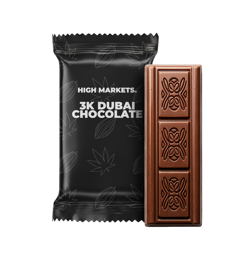3K Dubaï Chocolate - 100mg THC