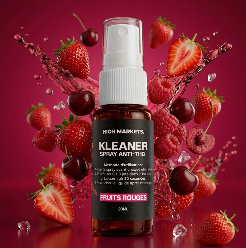 SPRAY KLEANER ANTI THC - FRUIT ROUGE